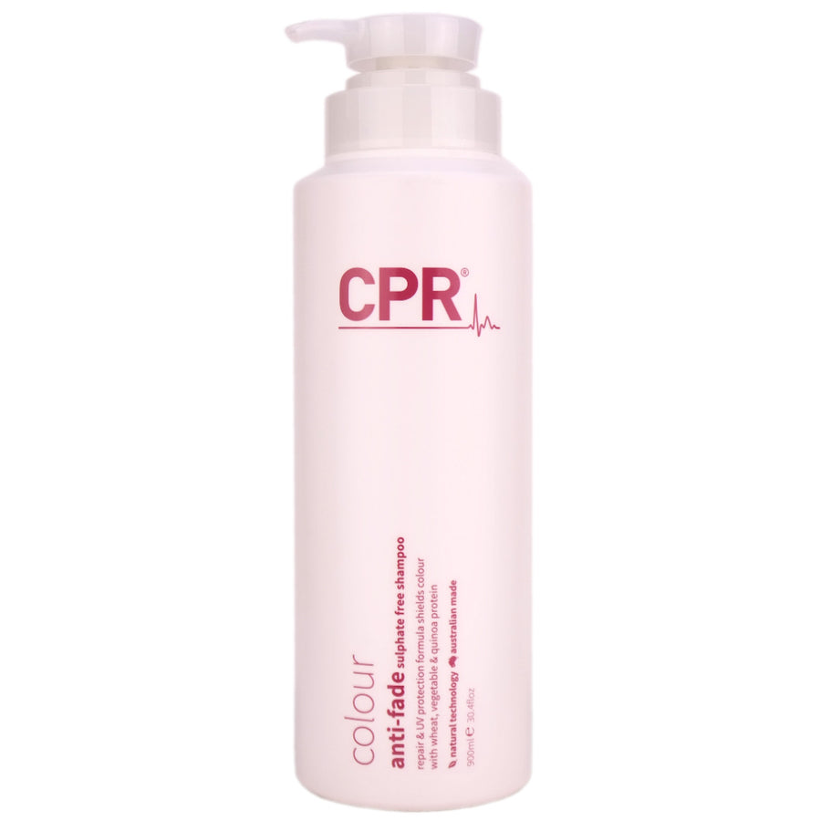 CPR Colour Anti-Fade Shampoo 900ml helps extend the life of your colour with advanced, botanical enriched formula that is sulphate and paraben free.