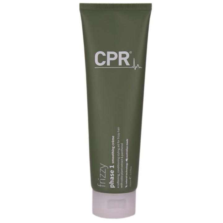 CPR Phase 1 Smoothing Cream is a softening, conditioning styling aid that protects the hair from heat, humidity, static and moisture loss.