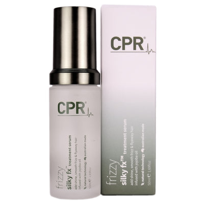 CPR Frizzy Silky FX Treatment Serum provides Instant shine, smoothness for unruly flyaway, frizzy hair, with heat and humidity protection