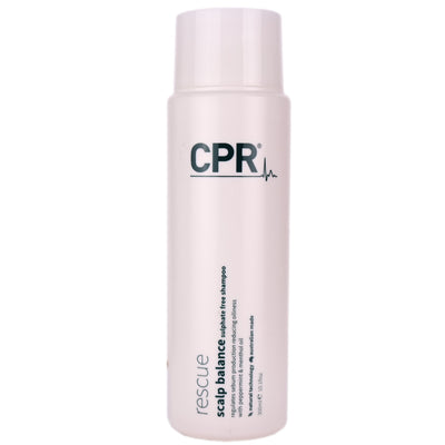 CPR Rescue Scalp Balance Shampoo helps to purify the scalp and keep hair clean longer with this gentle, sebum regulating formula.