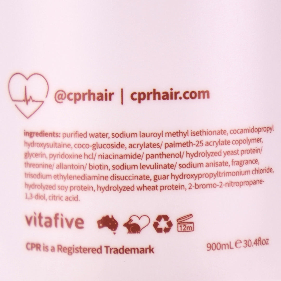 CPR Volume Amplify Shampoo 900ml helps to strengthen, energise and volumise fine, limp hair.