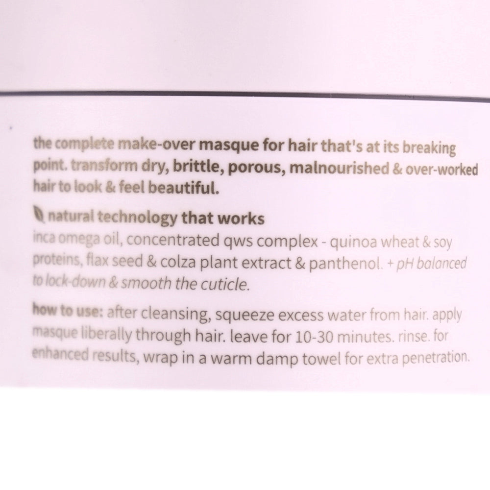 CPR Fortify Transform Masque Forte in a 200ml tub helps to transform, rebuild, revitalize and repair extremely damaged hair, that is at it's breaking point.