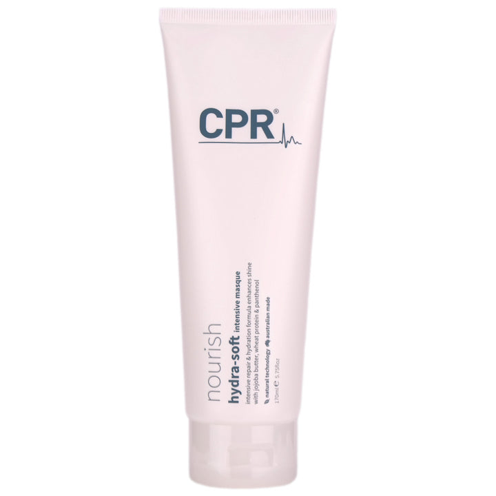 CPR Nourish Hydra-Soft Intensive Masque in a 170ml tube is a intensive repair treatment for stronger hair, provides long lasting hydration and softening.