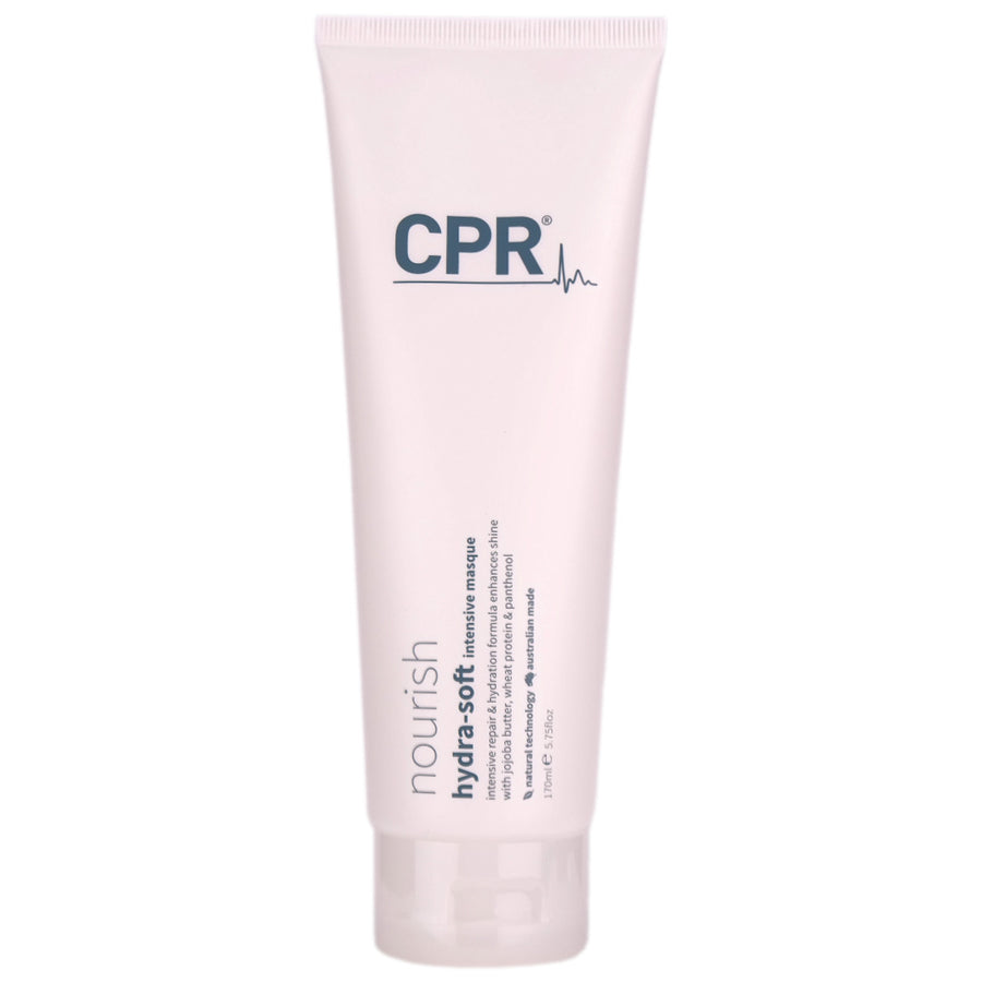 CPR Nourish Hydra-Soft Intensive Masque in a 170ml tube is a intensive repair treatment for stronger hair, provides long lasting hydration and softening.