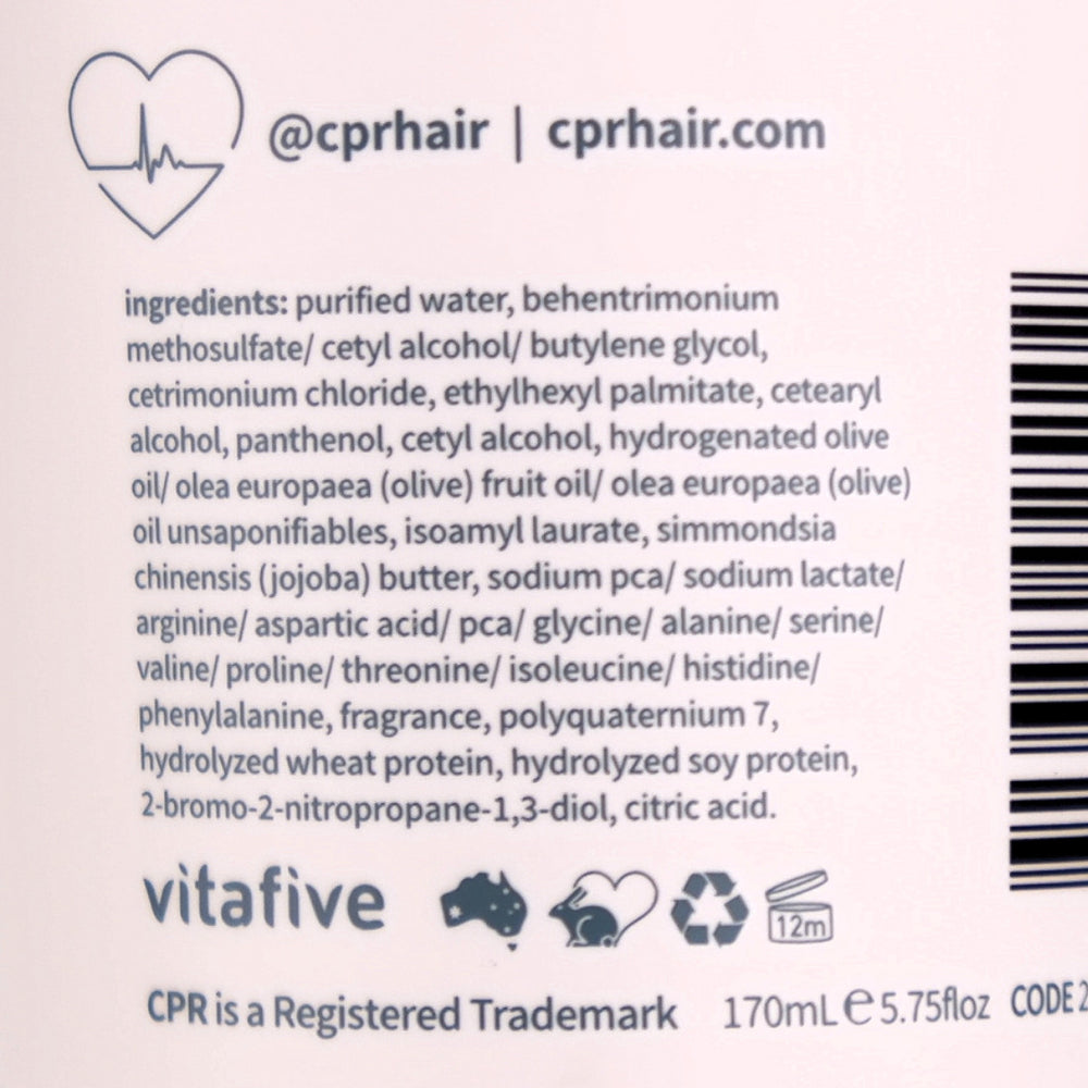 CPR Nourish Hydra-Soft Intensive Masque in a 170ml tube is a intensive repair treatment for stronger hair, provides long lasting hydration and softening.