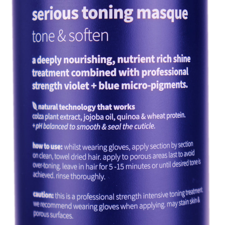 CPR Serious Blonde Intensive Toning Masque 500ml