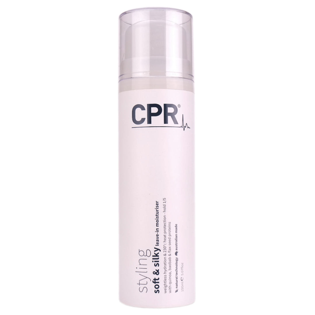 CPR Soft &amp; Silky Leave-in Moisturiser helps to soften, smooth, add shine &amp; control unmanageable hair with this anti-breakage, light weight leave-in blow-dry creme.