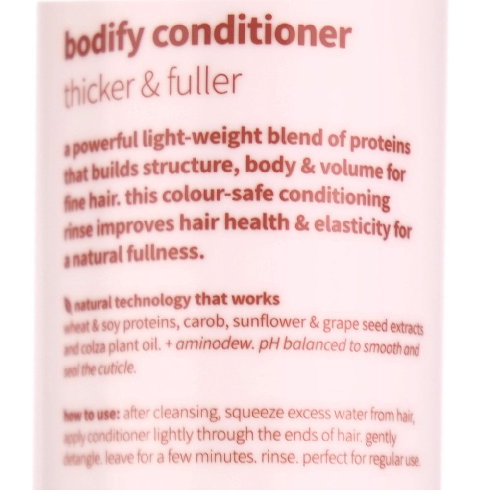 CPR Volume Bodify Lite Conditioning Rinse in a 300ml bottle helps to Add volume, body and bounce to fine, limp hair.