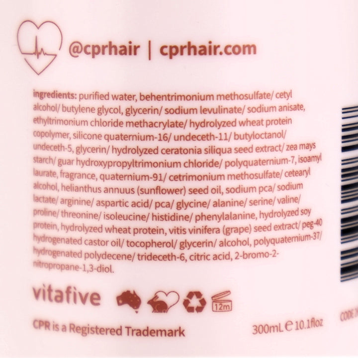 CPR Volume Bodify Lite Conditioning Rinse in a 300ml bottle helps to Add volume, body and bounce to fine, limp hair.