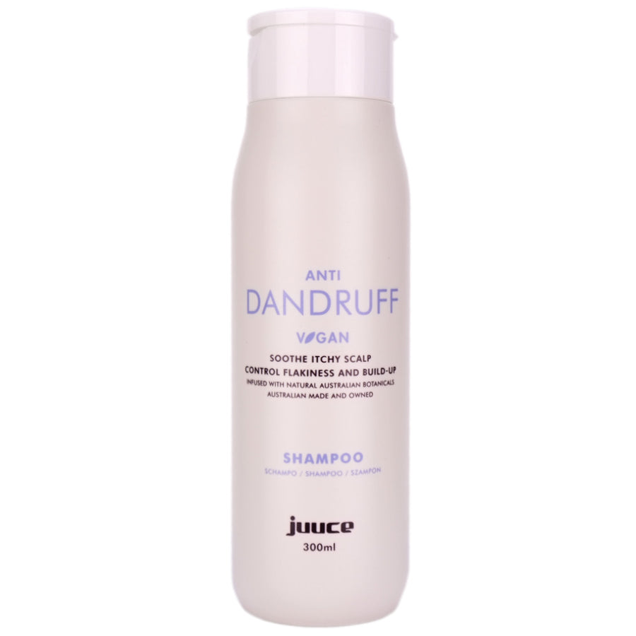 Juuce Anti-Dandruff Shampoo 300ml helps to reduce flakes, scale, relieve itchiness of the scalp and control dandruff.