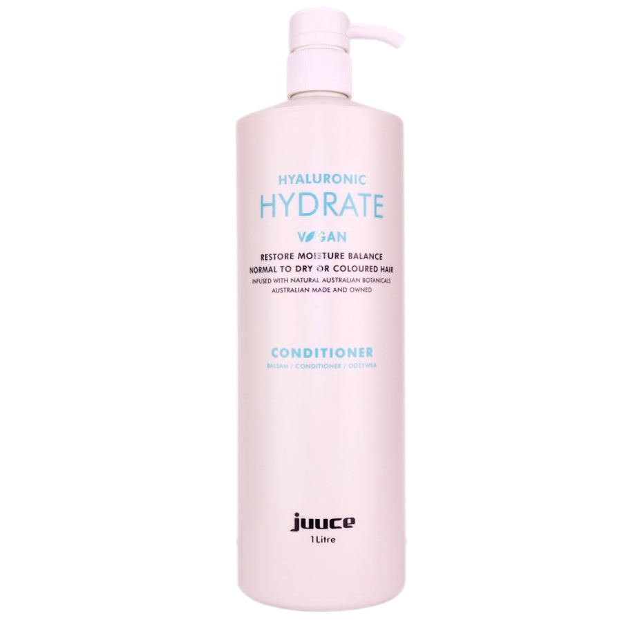 Juuce Hydrate Conditioner 1 Litre provides shine and nourishes dry & chemically treated hair.