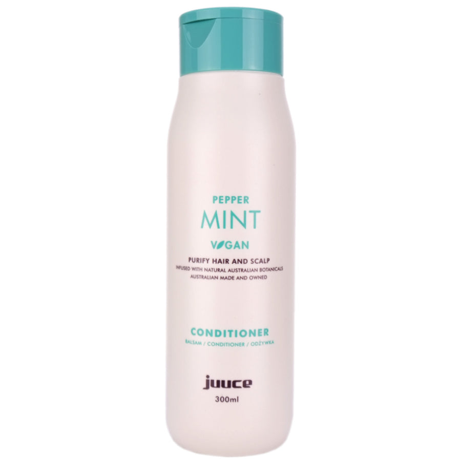 Juuce Peppermint Conditioner 300ml helps to detangle the hair and provide a silky feel, whilst stimulate and treat your hair and scalp.
