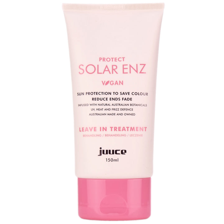 Juuce Solar Enz&nbsp;helps to restore moisture and strength to coloured chemically damaged hair.