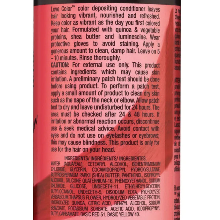 Manic Panic Love Colour Red Desire Colour Depositing Conditioner provides a classic warm vibrant red that will refresh and intensify your faded colour.