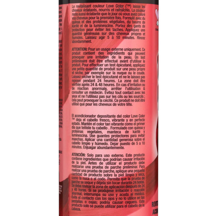 Manic Panic Love Colour Red Desire Colour Depositing Conditioner provides a classic warm vibrant red that will refresh and intensify your faded colour.