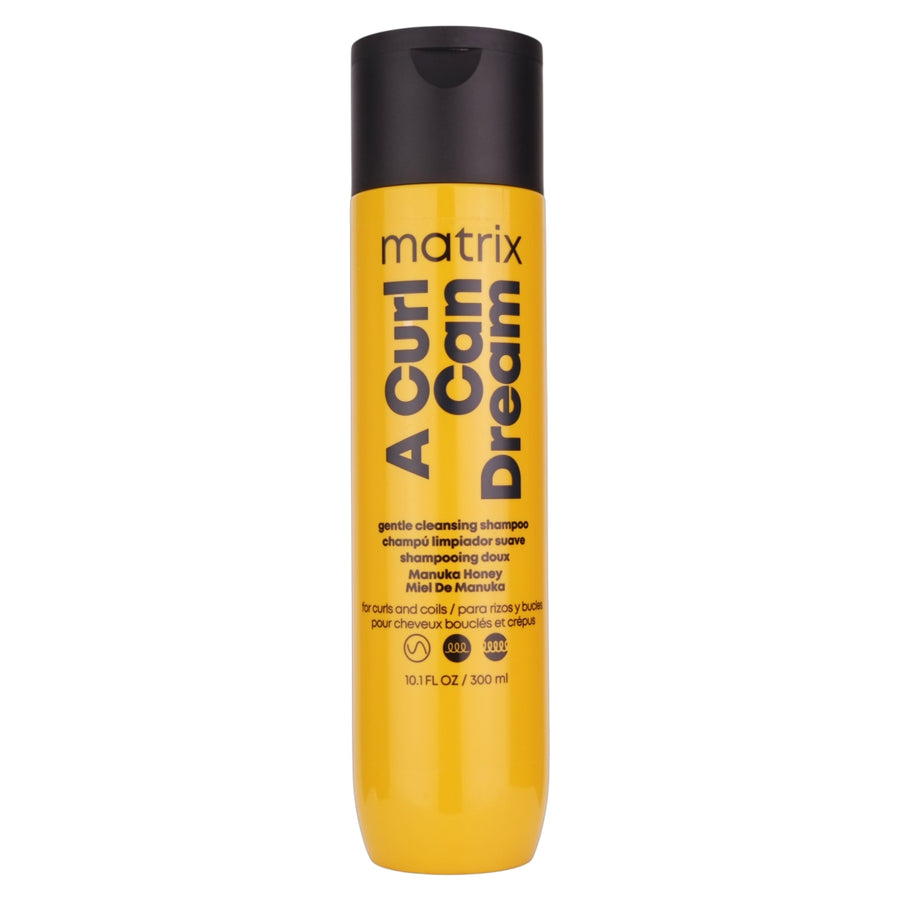 Matrix A Curl Can Dream Shampoo is formulated for curls and coils, infused with Manuka honey extract. This deep cleansing shampoo removes build-up while preserving your pattern, for bouncy, healthy curls that look and feel amazing.