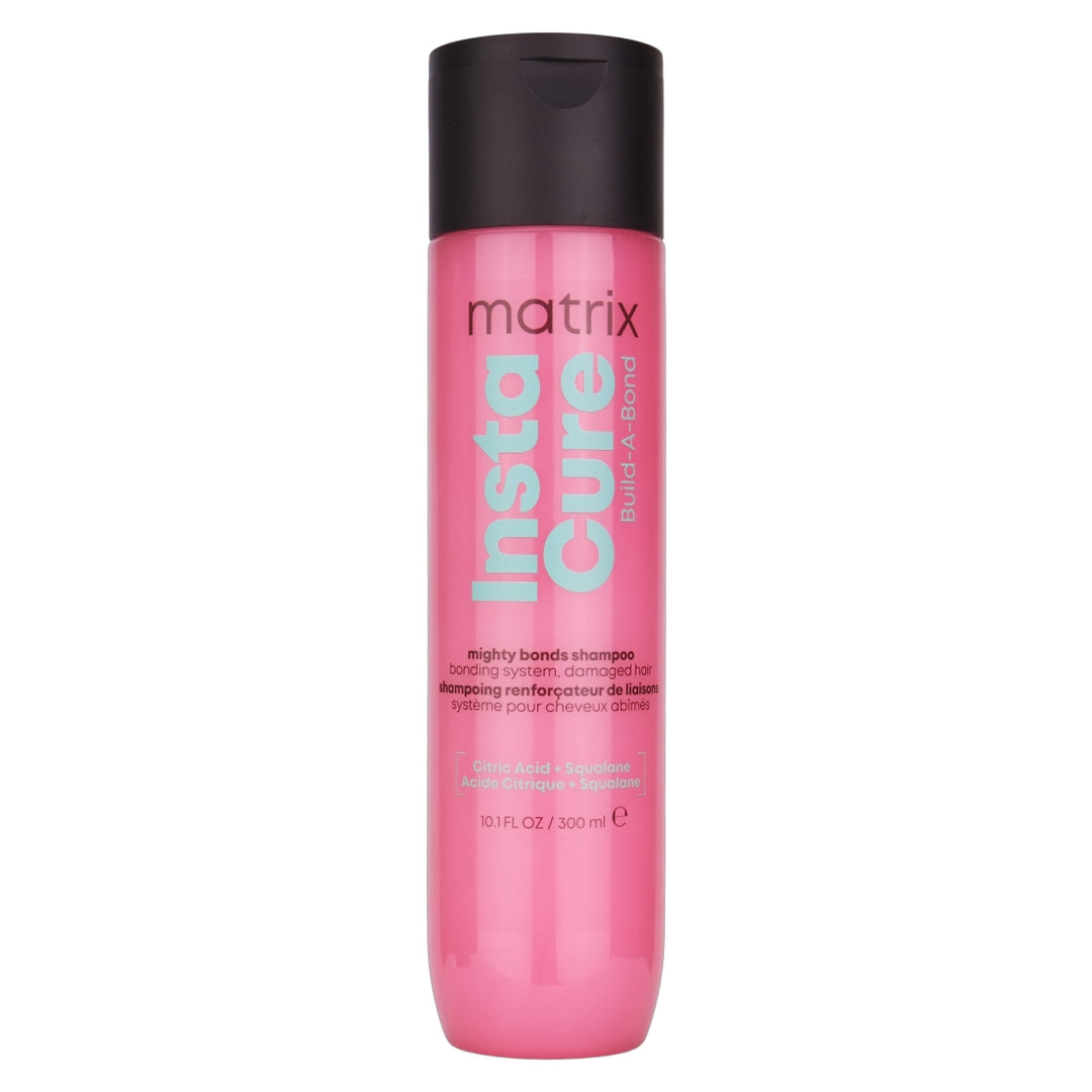 Matrix InstaCure Shampoo 300ml is infused with Liquid Proteins, helps repair strength to reduce breakage in dry, brittle, and damaged hair.