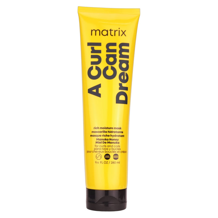 Matrix A Curl Can Dream Rich Mask for curls and coils is infused with Manuka honey extract and provides deep hydration&nbsp;that preserves curls and coils, leaving your hair bouncy, soft and defined.