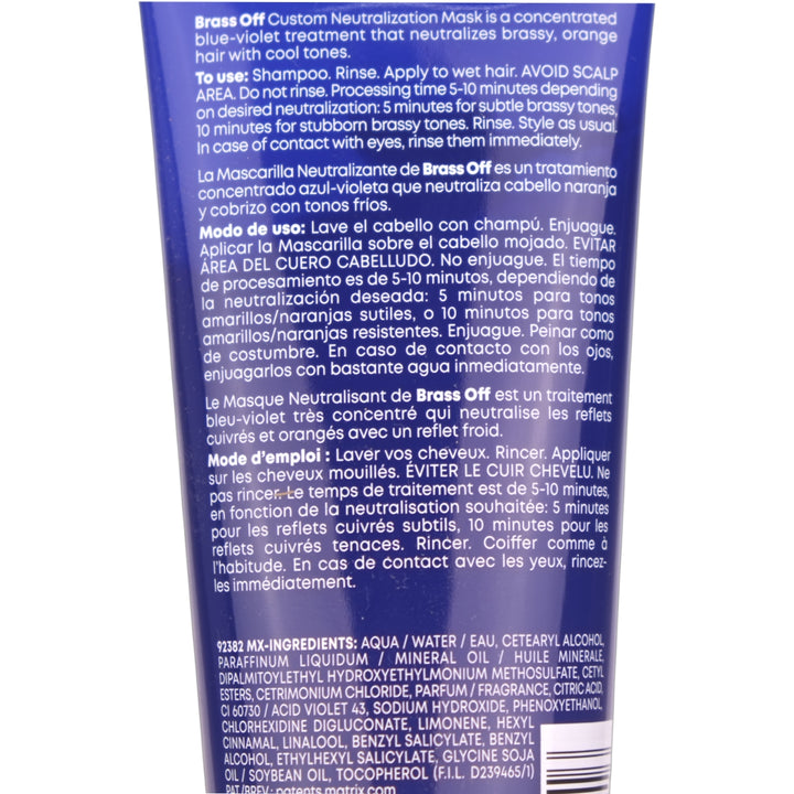 Matrix Brass Off Mask 200ml