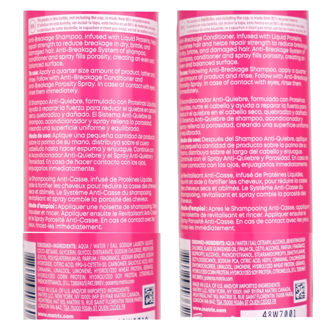 Matrix Instacure Anti-Breakage Shampoo and Conditioner 300ml Duo is the perfect combo to help fix and protect weak, dry, and damaged hair.
