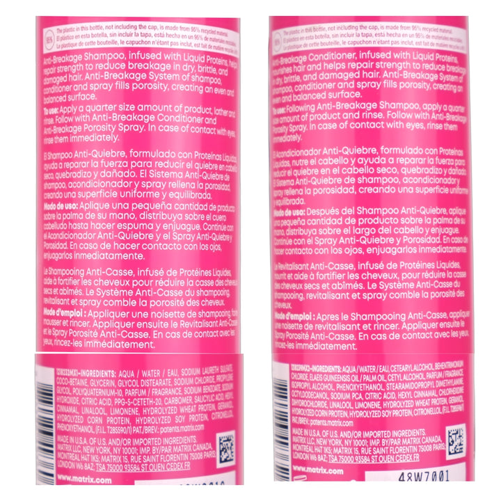 Matrix Instacure Anti-Breakage Shampoo and Conditioner 300ml Duo is the perfect combo to help fix and protect weak, dry, and damaged hair.