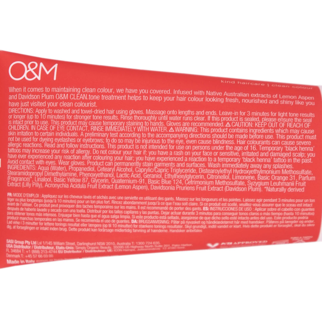 O&M Clean Tone Copper Colour Treatment 200ml