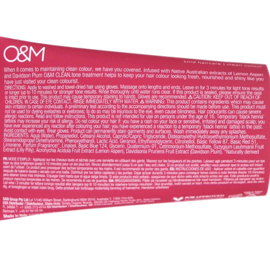 O&M Clean Tone Red Colour Treatment 200ml