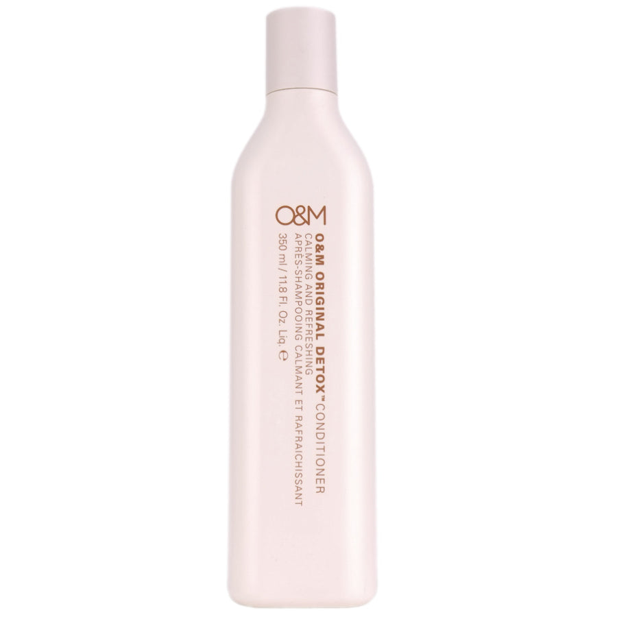 O&amp;M Original Detox Conditioner is a softening lightweight conditioner with peppermint oil and ginger root to help soothe and refresh the scalp.