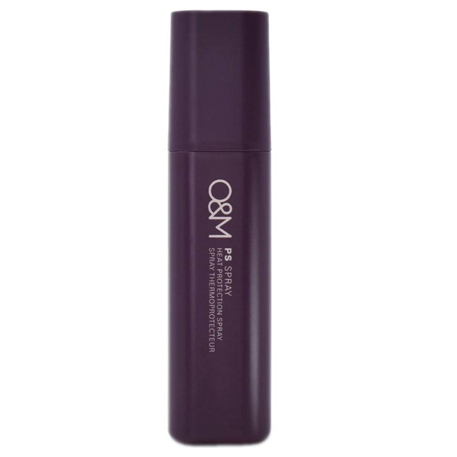 O&M PS Spray is a multi-tasking Heat Protection Spray with Camelina oil and Ceramides to help strengthen and protect the hair. Added UV protection preserves colour from sun damage.