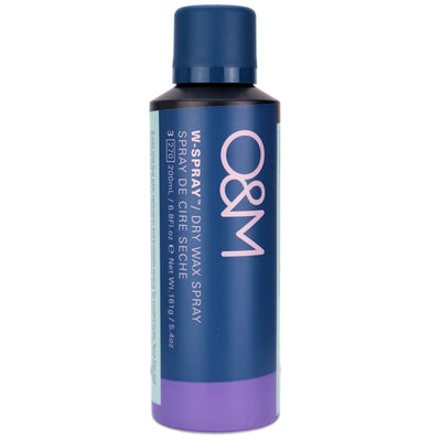 O&M W-Spray is a Dry Wax Spray with a wax mist that adds separation and buildable texture for tousled looks.