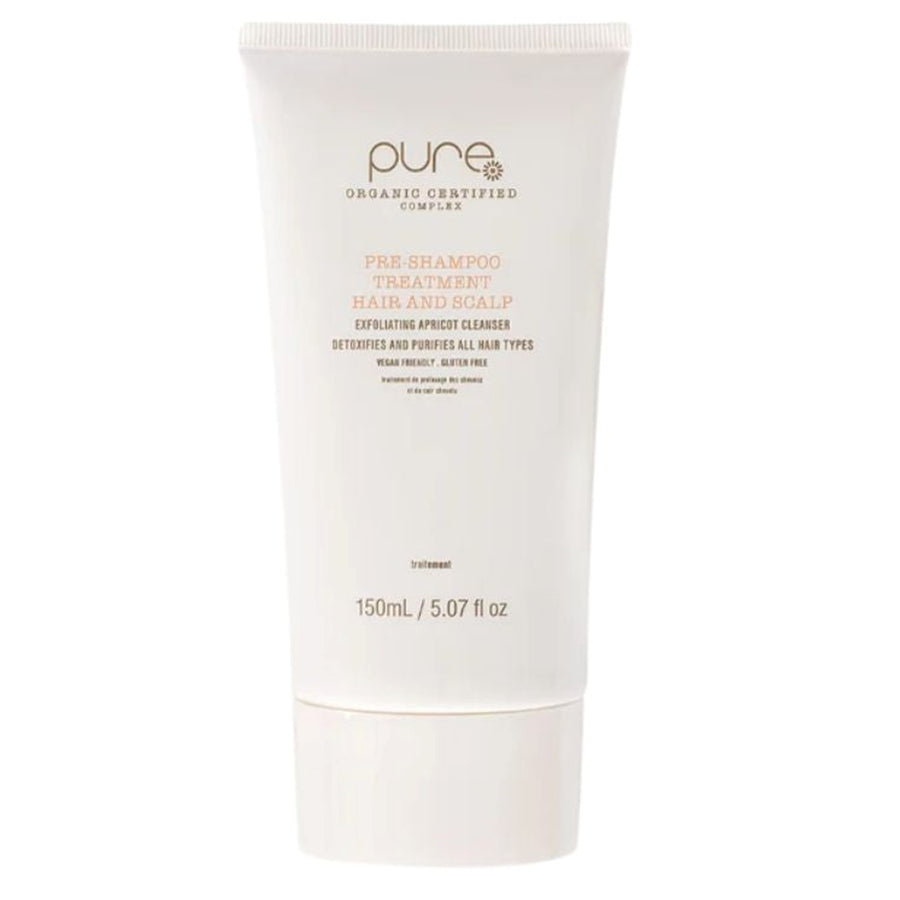 Pure Pre-Shampoo Treatment is an enriched pre-wash exfoliation treatment designed to be used before shampooing for an intense hair and scalp detox.