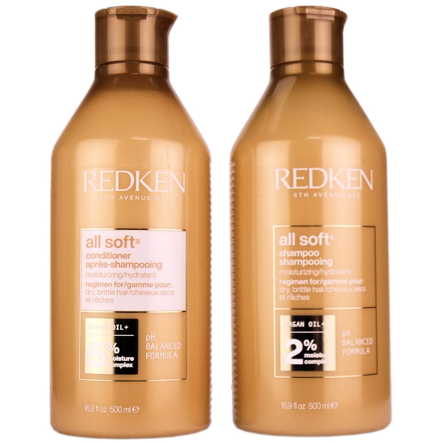 <strong>Redken All Soft Shampoo and Conditoner 500ml Duo</strong> is your perfect combination&nbsp;to add moisture and shine to dry, brittle hair.