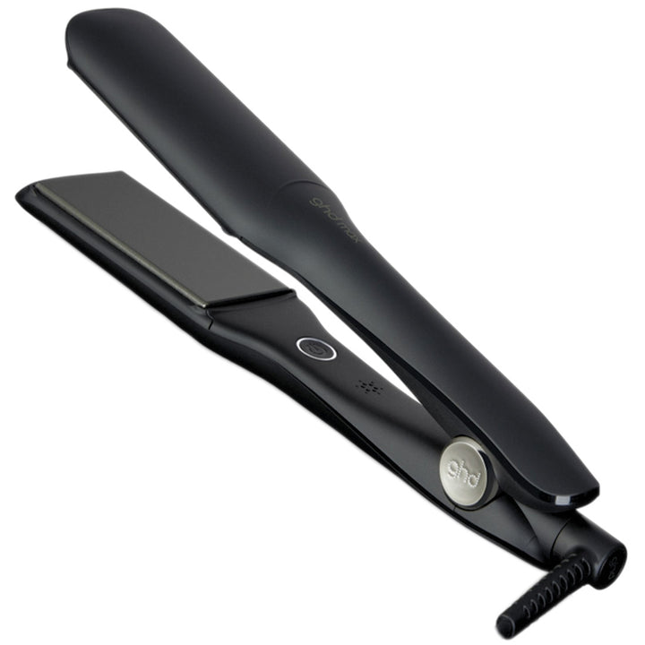 ghd Max is a Wide Plate Hair Straightener to make even easier work of straightening thick or very curly hair with the larger plates on the ghd max styler.