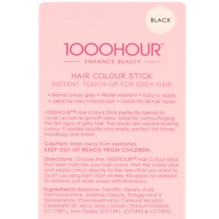 1000Hour Hair Colour Stick - Black