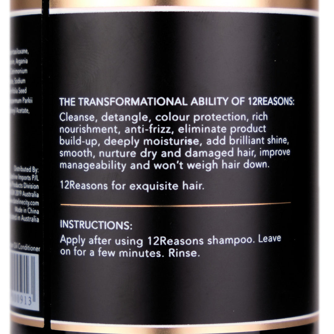 12Reasons Argan Oil Shampoo and Conditioner 400ml Duo
