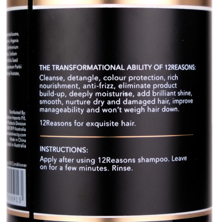 12Reasons Argan Oil Shampoo and Conditioner 400ml Duo