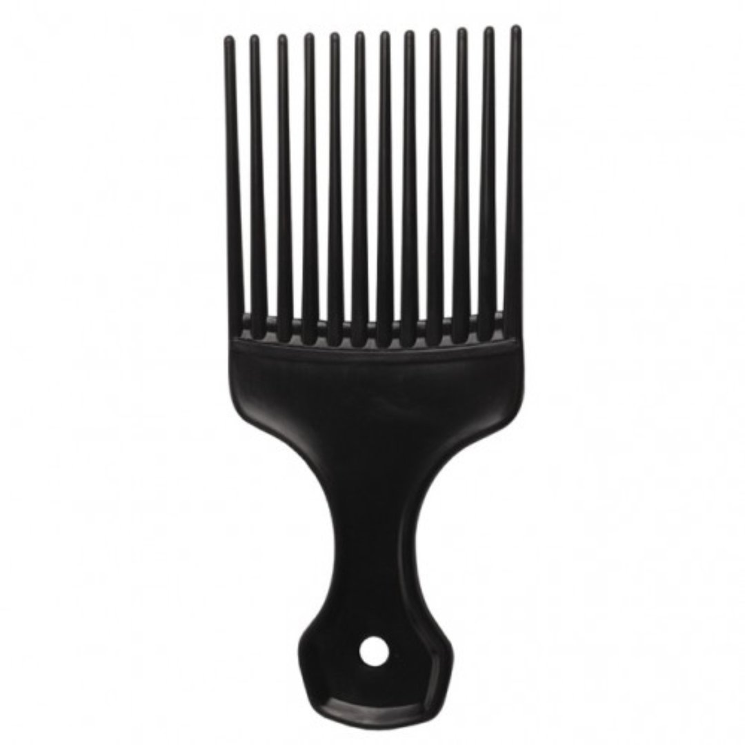Dateline Professional BLACK Afro Comb