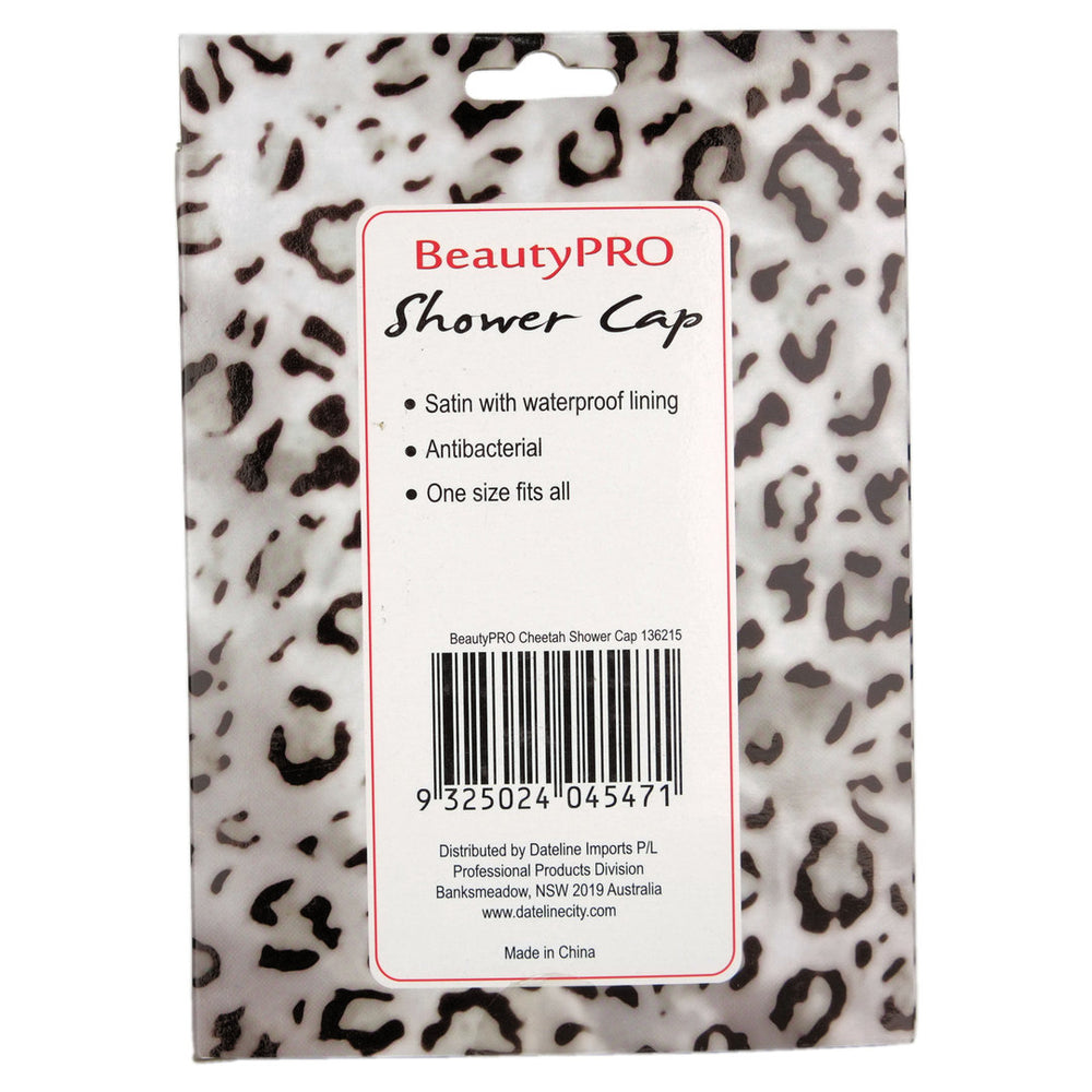 BeautyPRO Cheetah Shower Cap
