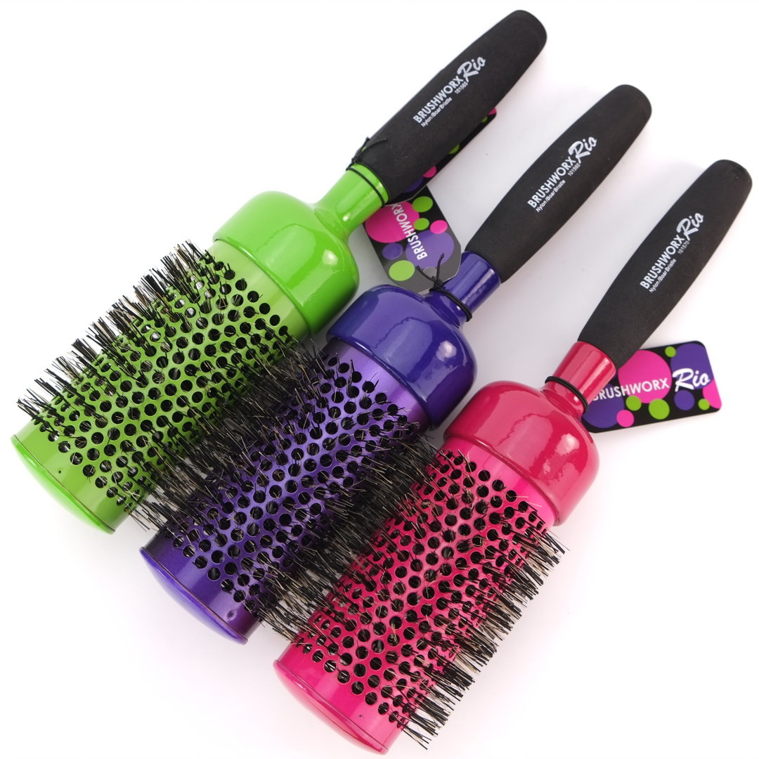 Rio hair straightener brush deals