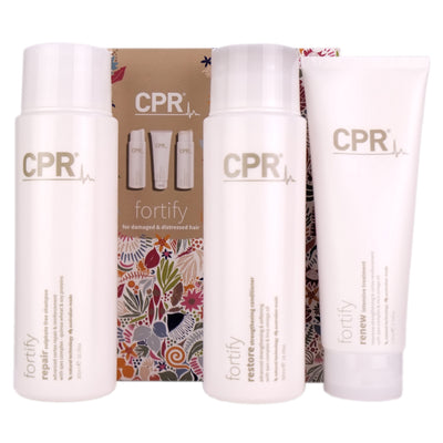 CPR Fortify Trio Pack is your perfect combo haircare that works to deliver intensive repair, strengthening, hydration and protection to renew hair from the cortex to cuticle.