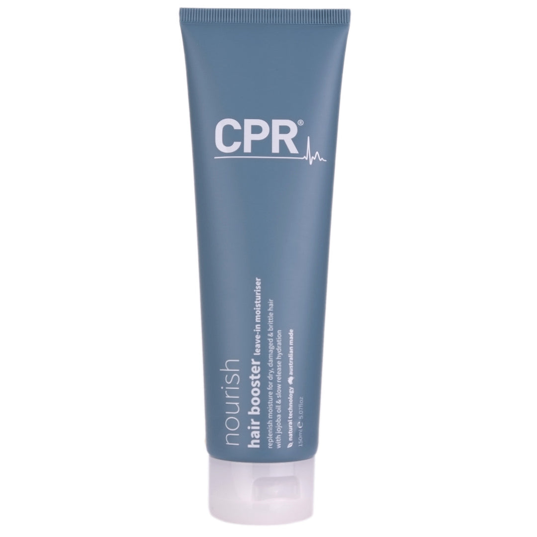 CPR Nourish Hair Booster leave in moisturiser 150ml is as a daily moisturizer and repair therapy that instantly restores softness and shine to dry, damaged and brittle hair.