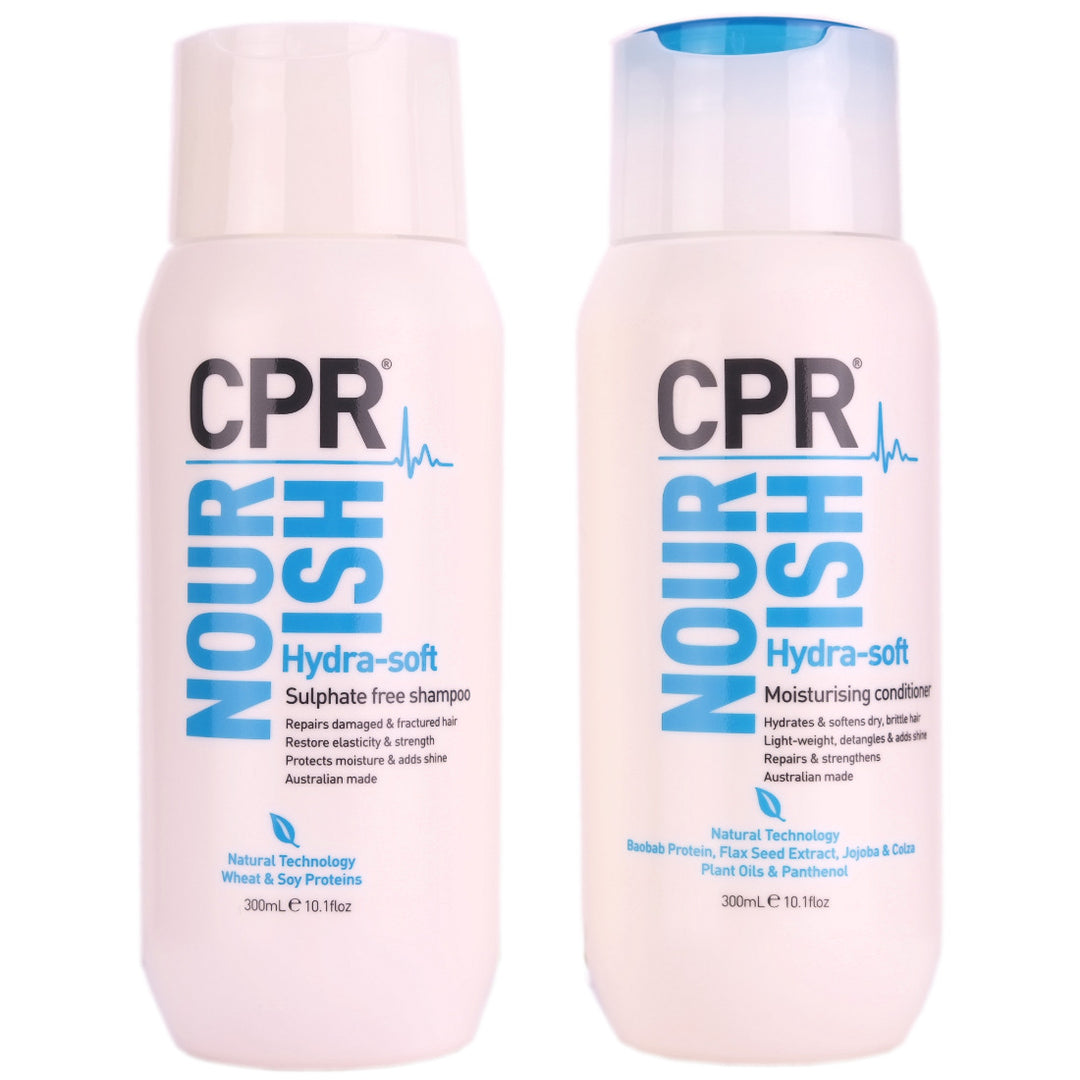 CPR Nourish Hydra-Soft Shampoo and Conditioner 300ml Duo