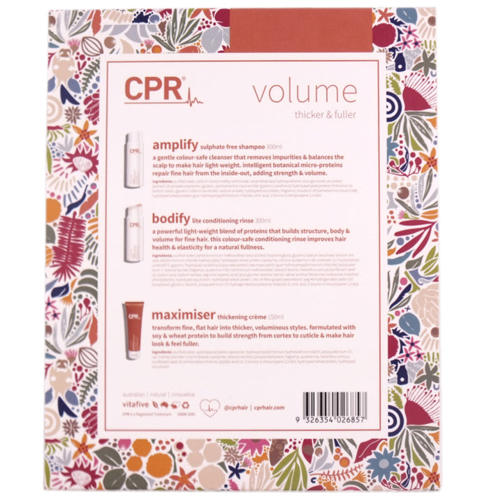 CPR Volume Trio Haircare Pack details