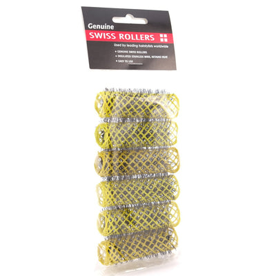Swiss Rollers - Yellow 20mm 6pk
