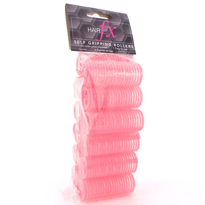 Hair FX Self Gripping Velcro Rollers Pink 24mm are used to add bounce, smoothness or volume to hair.