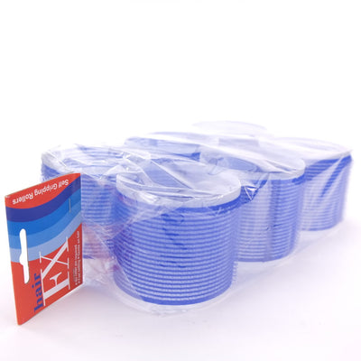 Hair FX Self Gripping Velcro Rollers 76mm Blue are used to add bounce, smoothness or volume to hair with Hair.