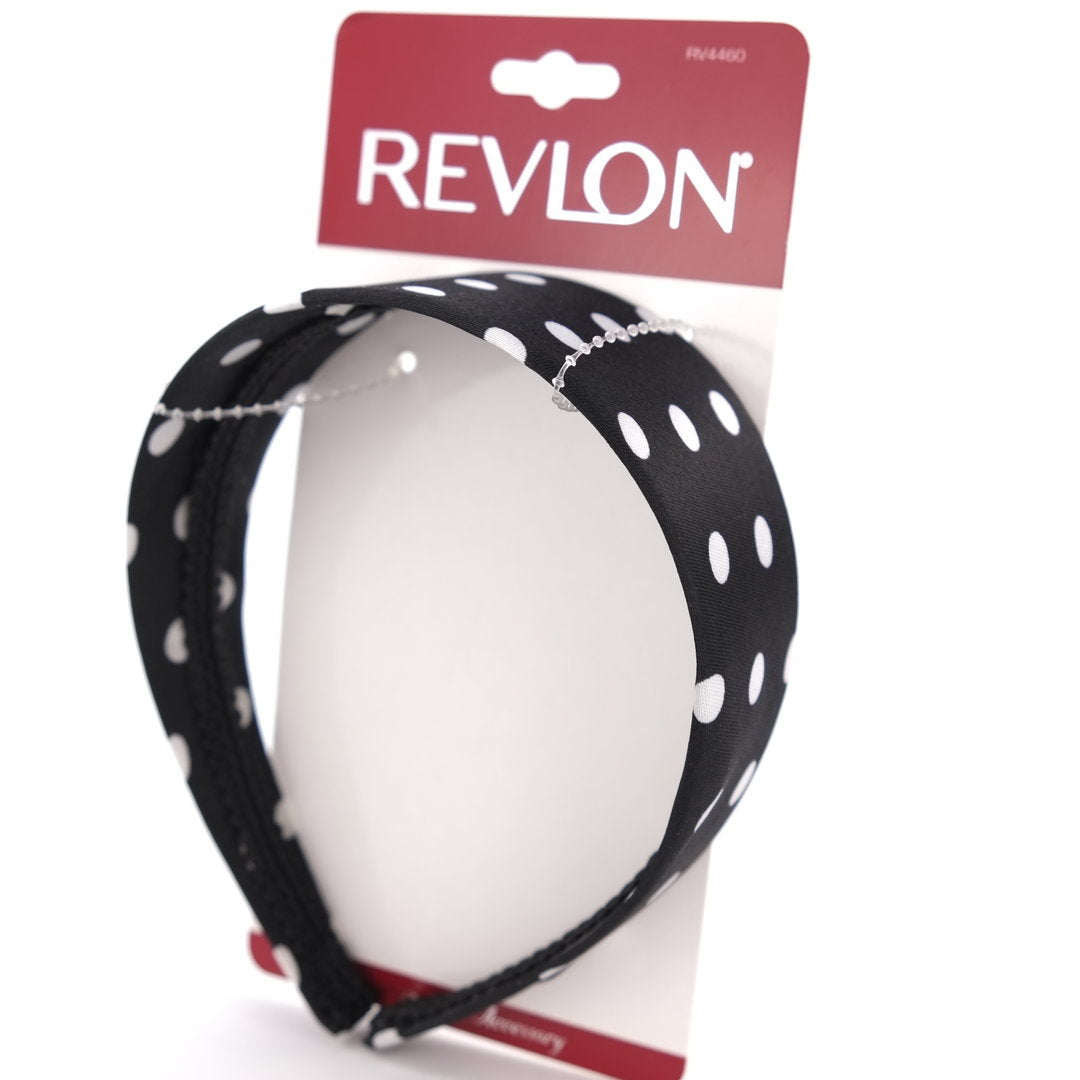 Revlon Polka Dot Satin Headband