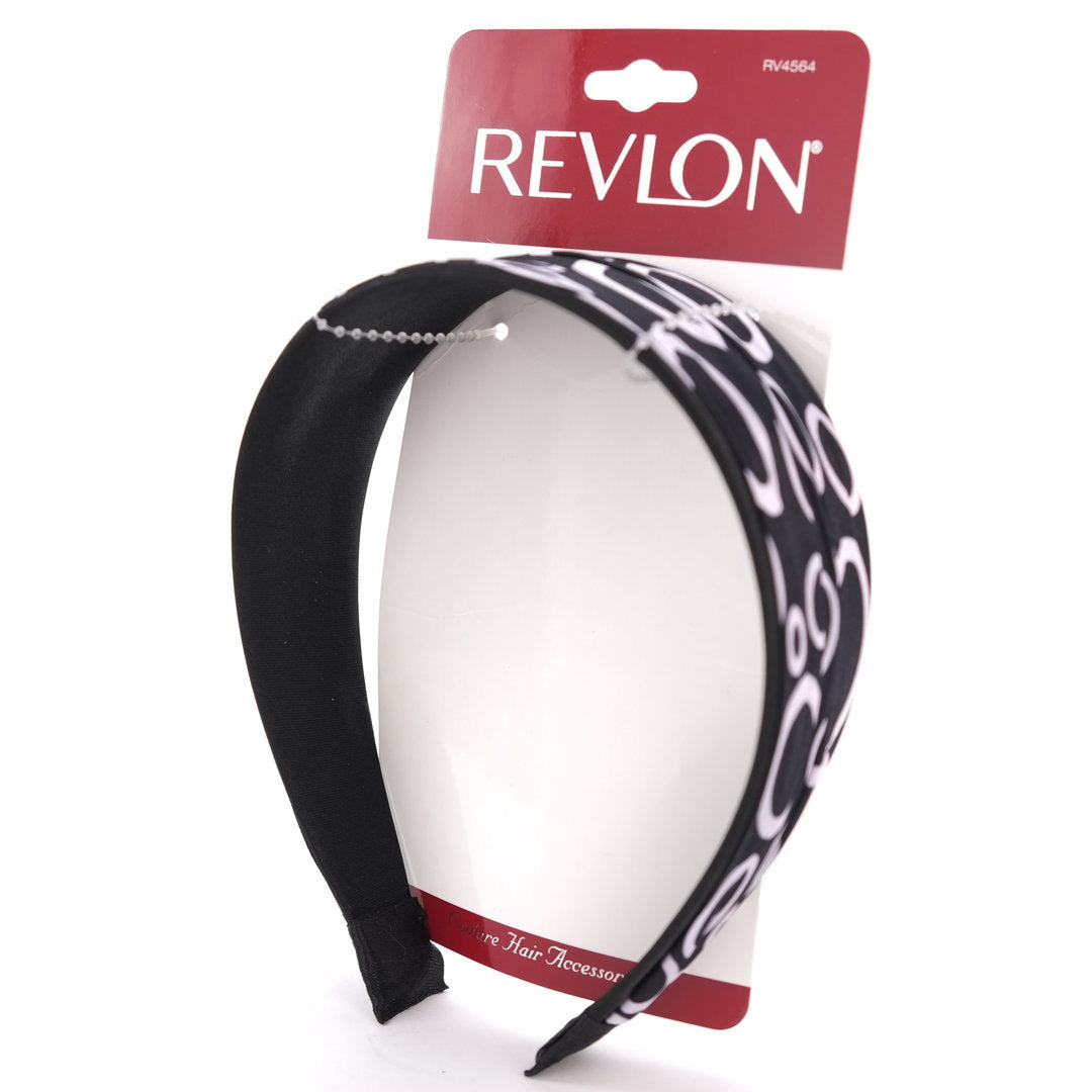 Revlon Black Satin Swirl Headband