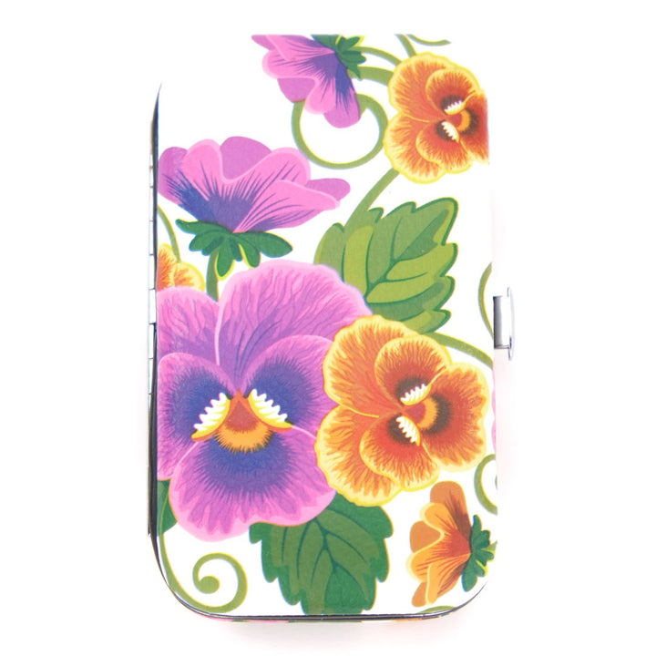 6 Piece Manicure Set with Floral Design