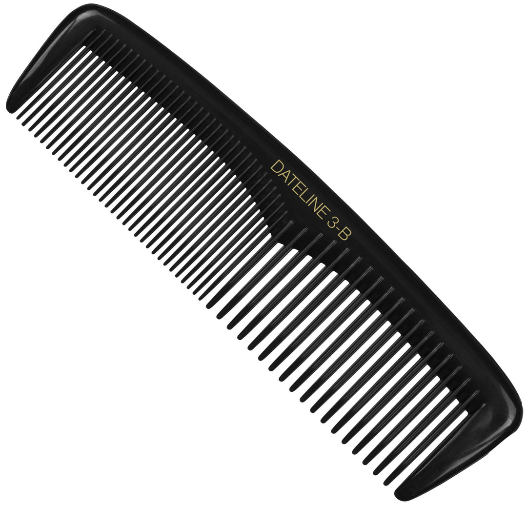 Dateline Professional Black Comb 3-B